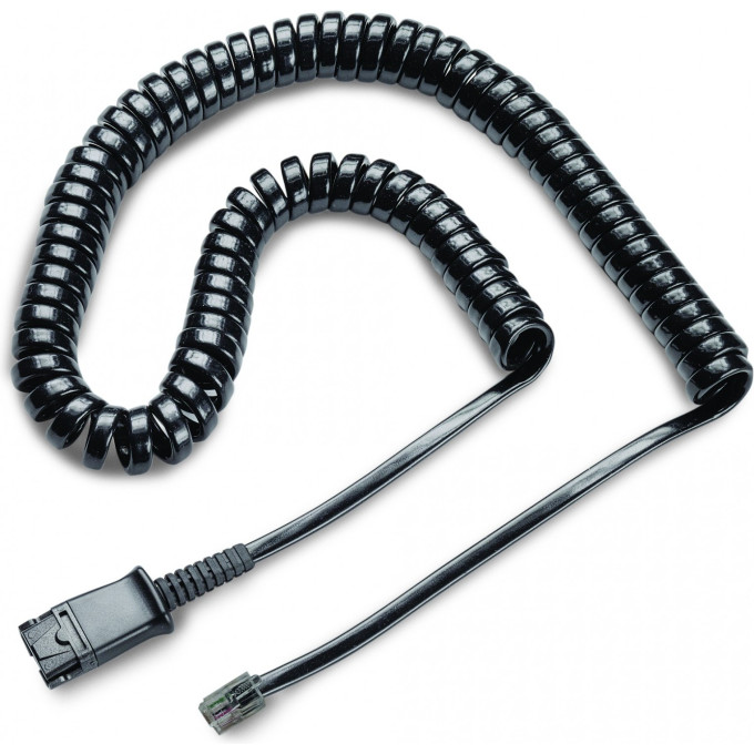 Витой шнур PLANTRONICS U10P с разъемом QD для подключения гарнитур H-серии к телефонному аппарату PL-U10P